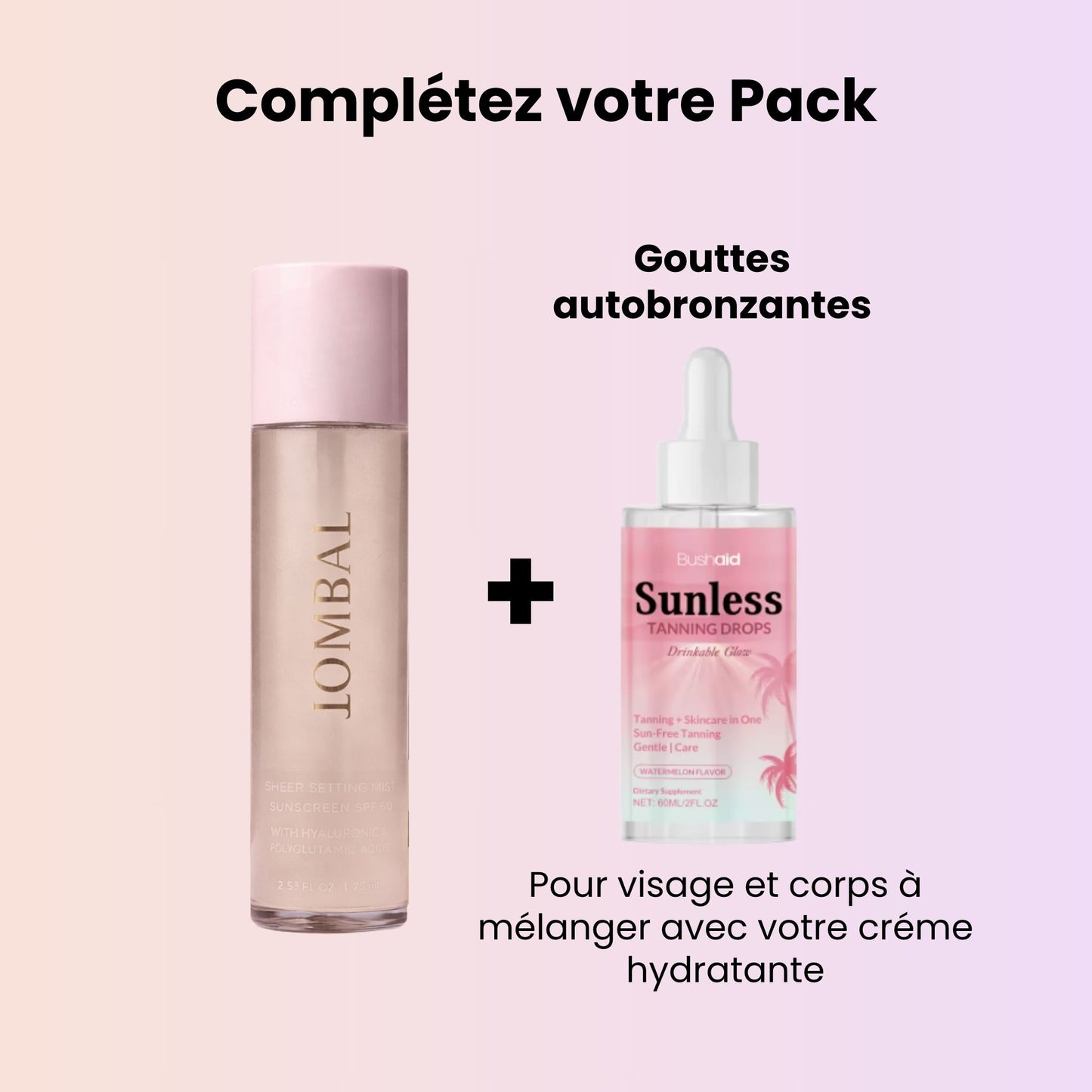 Brume fixatrice transparente SPF 50