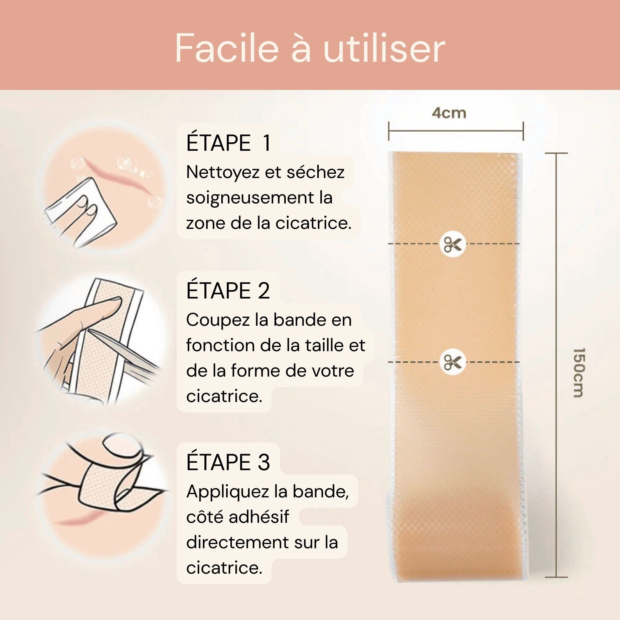 Jombal™ - Feuilles Cicatrisantes en Silicone