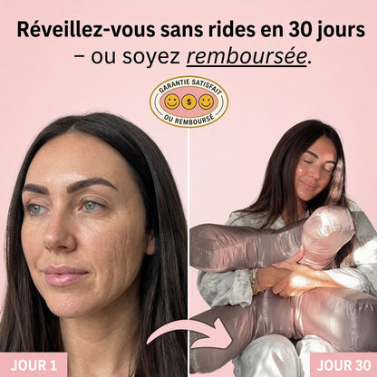 Coussin Anti-Rides + Taie d'Oreiller