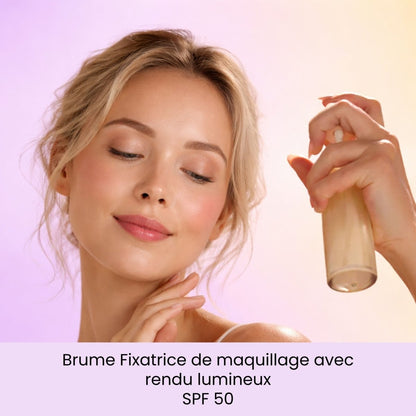 Brume fixatrice transparente SPF 50 - Jombal