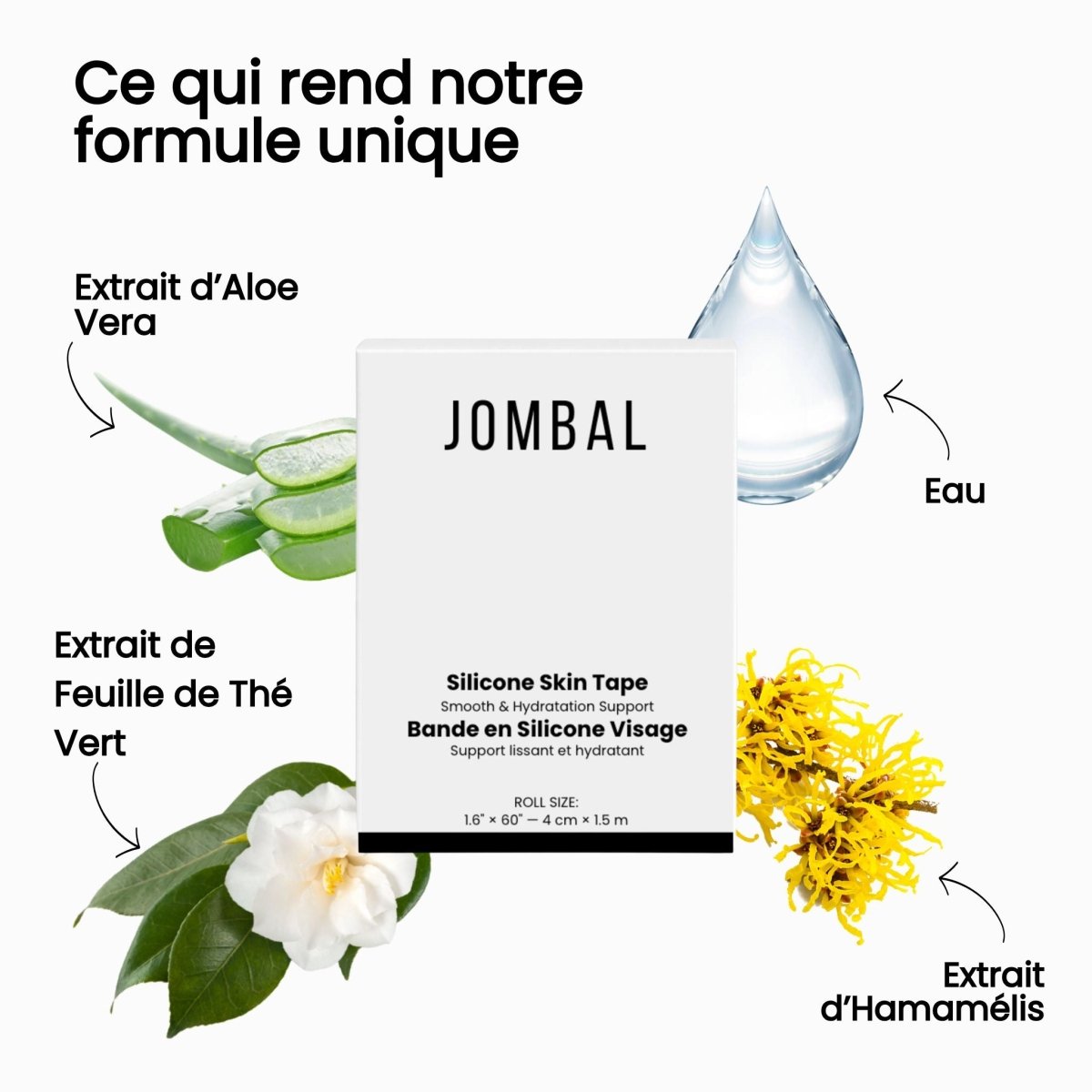Jombal™ - Bande Silicone Beauté - Jombal