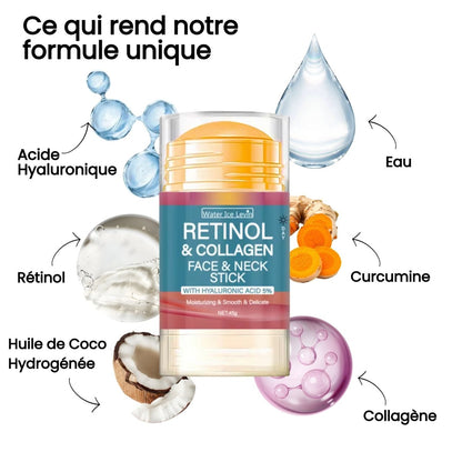 Stick cou et visage au Collagène et Retinol - Jombal